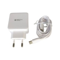 NESTY 3 Port USB Fast Charging Adapter With Type C Cable GRTA 003