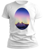 PepperSt Men's White T-Shirt - Peace Landmark Photo