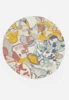 Sixth Floor Floral Hand Tufted Round Rug Multi