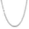 Colton James Premium Silver Mens Cuban Link Chain - 6mm Thickness Photo