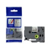 PUTY Compatible Brother Label TT-TZM911 Black on Matte Silver Tape Photo