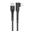 Snug O-Copper Type-C to USB Cable With Stand 10W-Black/Silver Photo