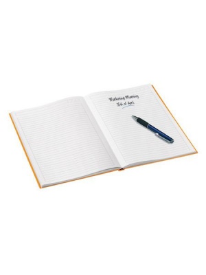 Photo of Leitz : A4 Ruled WOW Note Pad Hard Cover - Orange