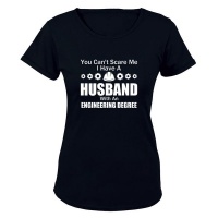 BuyAbility Husband with an Engineering Degree Ladies T Shirt