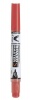 Pilot WBMA Ultra Fine Refillable V Board Master W/Marker - Box of 12 - Red Photo