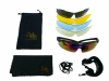 Polarized Sunglasses with 5 Set of Interchangeable Lens for Women/Men Photo
