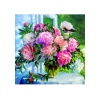 Diamond Painting DIY Kit Full Drill 40x40cm- Vase of Flowers Photo