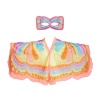 Dreamy Dress Up Dreamy Poncho & Mask - Pink Rainbow Butterfly Photo