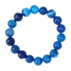 Earth Stone Collection - Blue Agate Stone Bracelet Photo