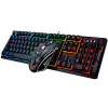 Rainbow backlit Keyboard & Mouse Gaming Combo K13 Photo