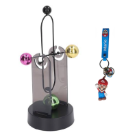 Desk Gadget Office Gadget Perpetual Spinning Balls With Key Ring