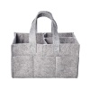 Felt Baby Diapper Nappy Organizer - Light Grey Photo