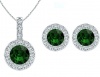 Civetta Spark Rachel Set - Swarovski Emerald Crystal Photo