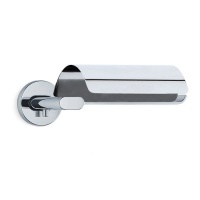 blomus Toilet Roll Holder with Cover Stainless Steel Polished AREO