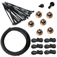 Garden Summer Water Cooling System All Inclusive Mist Sprayer Kit