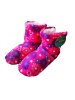 Fluffy Indoor Sherpa Fleece Slipper - Flower Boot Style. UK 5 - UK 8 Photo