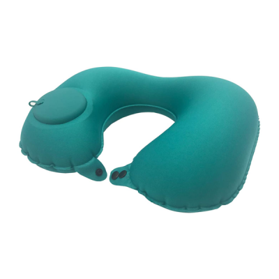 Air Pump U Shape Inflatable Travel Neck Pillow 183131