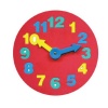 Foam Learning Clock with Removable Numbers Photo