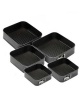 Square Shaped Spring Form Cake Baking Pan - 5 Piece Photo