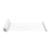 Wall-Mounted Retractable Laundry Clothesline Drying Rack - White Photo