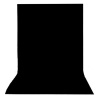 Floxi 1.6m x 3m Black Nonwoven Backdrop Photo