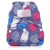 Bamboo Baby Pocket Nappy with Hook and Loop waist - Fat Cat Photo
