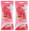 Bic 6 Disposable Ladies Shaver Pure 3 - 2 Pack Photo