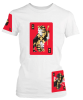 PepperSt Ladies White T-Shirt - King of Diamonds Photo