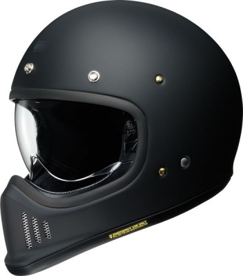 Photo of SHOEI Ex Zero Dual Road Helmet Full Face Matt Black - Medium