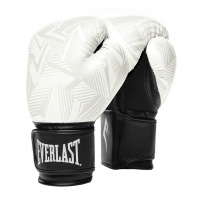 Everlast Spark Training Gloves 10oz White Geo Structure