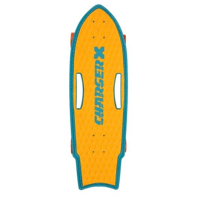 Charger X 28 Colour Surf Skate Astro Deck TealBanana