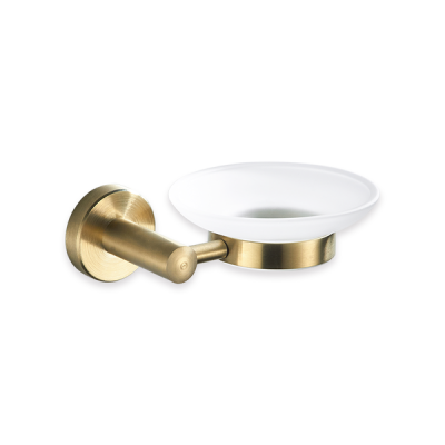 Photo of Trendy Taps Premium Wall Mounted Brushed Gold Soap Holder And Soap Dish