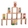 Educational Wooden Domino Animal Puzzles Kids Toy Set - 28 Piece Photo