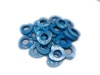 BEAD COOL - Hollow Heart - Aqua - 75 piecess Photo