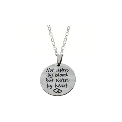 Not Sisters by Blood but Sisters by Heart Necklace