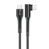 Snug O-Copper TypeC to TypeC With Stand Function 60W 1.2M-Black/Silver Photo
