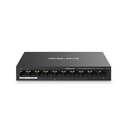 Mercusys MS110P 10 Port 10100Mbps Desktop Switch with 8 Port PoE