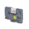 PUTY Compatible Brother TT1-232 Red on White Label Tape 12mm Photo