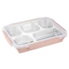 5 Compartment Stainless Steel Large Lunch Box Container - SUS304 Photo