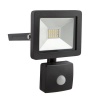 Eurolux Led Floodlight 10w With Sensor Black Photo