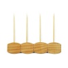Well Done Social Wooden BBQ Barbeque Tools Sliders Hotdog Pops Snap Skewers Photo