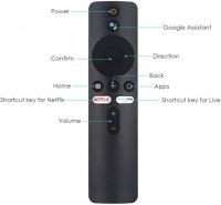 Replacement TV Remote For Mi TV Stick 4K Media Player with the voice