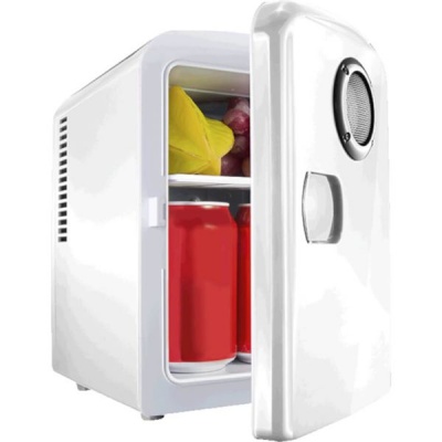 6 Can Mini Fridge With Built In Bluetooth Speaker