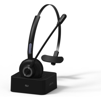 Photo of Tuff Luv TUFF-LUV Bluetooth Wireless Headset with charging base - Black