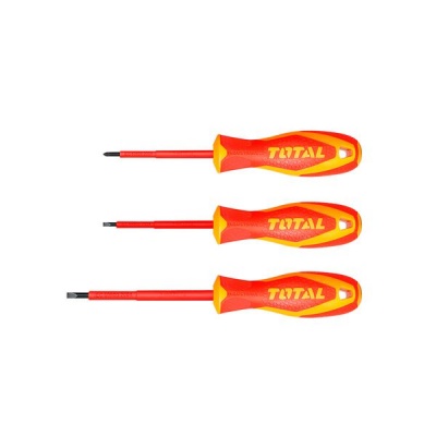 Photo of Total Tools TOTAL Screwdriver Set Insulated Industrial 3 piecess