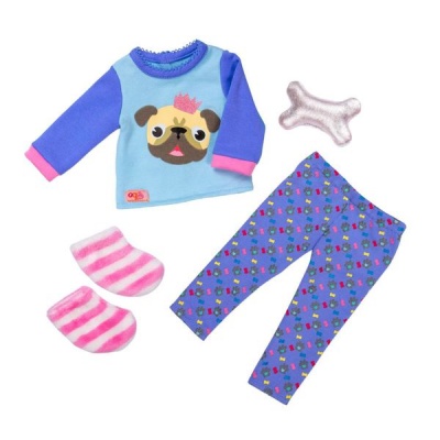 Photo of Our Generation Regular Pyjama Outfit - Pug-jama Party