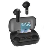 Truly Wireless Earbuds with 1500mah Charging Case Power Bank S18