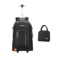 Webuy Rolling Luggage Trolley Backpack With Lunch Bag For Student