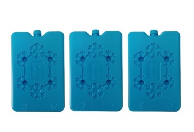 Non Toxic Flat Easy Pack Ice Brick Blue Pack of 3
