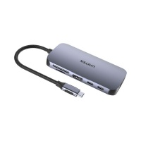 Unitek USB Ethernet Hub with HDMI 100W Power Delivery and Dual Card Reader